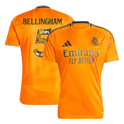 Calidad Premium Camiseta BELLINGHAM #5 Real Madrid 2024/25 Segunda Equipación Visitante Hombre - Versión Hincha - camisetasfutbol