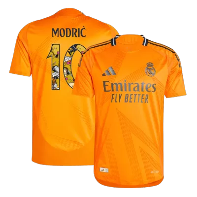 Camiseta Auténtica MODRIĆ #10（Tipografía Bear Champ）Real Madrid 2024/25 Segunda Equipación Visitante Hombre - Versión Jugador - camisetasfutbol