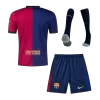 Calidad Premium Conjunto Completo Barcelona 2024/25 Primera Equipación Local Hombre (Camiseta + Pantalón Corto + Calcetines) - camisetasfutbol