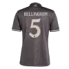 Calidad Premium Camiseta BELLINGHAM #5 Real Madrid 2024/25 Tercera Equipación Hombre - Versión Hincha - camisetasfutbol