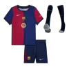 Miniconjunto Completo Barcelona 2024/25 Primera Equipación Local Niño (Camiseta + Pantalón Corto + Calcetines) - camisetasfutbol