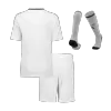 Calidad Premium Miniconjunto Completo Real Madrid 2024/25 Primera Equipación Local Niño (Camiseta + Pantalón Corto + Calcetines) - camisetasfutbol