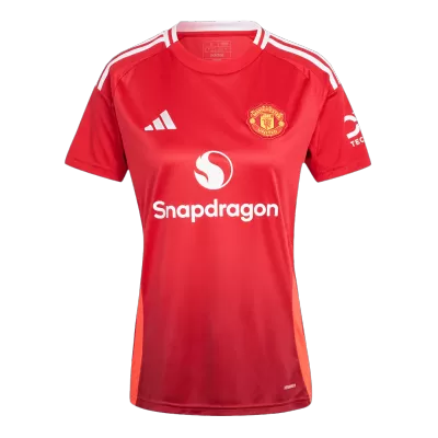 Camiseta Manchester United 2024/25 Primera Equipación Local Mujer - Versión Hincha - camisetasfutbol