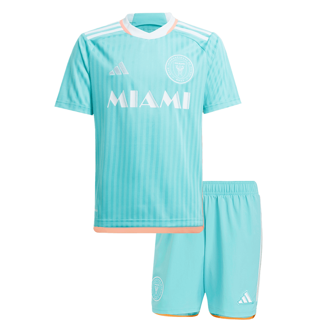 Miniconjunto Inter Miami CF Tercera Equipación Niño (Camiseta + Pantalón Corto) - camisetasfutbol