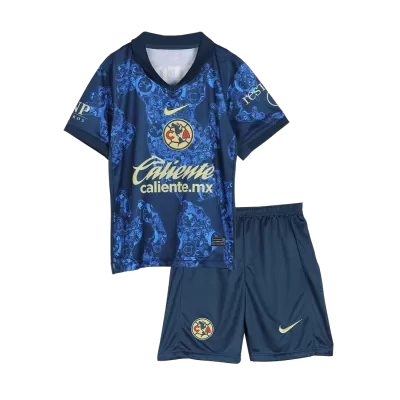 Miniconjunto Club America Aguilas 2024/25 Segunda Equipación Visitante Niño (Camiseta + Pantalón Corto) - camisetasfutbol