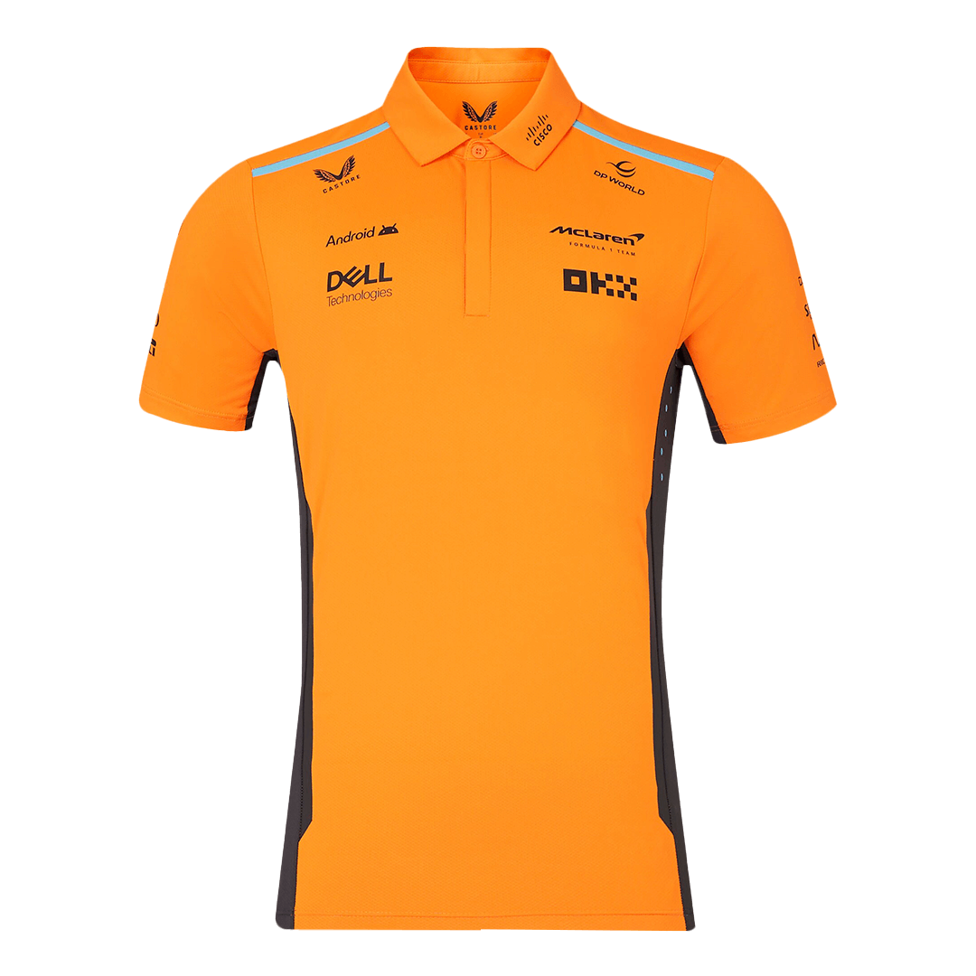 Calidad Premium Camiseta Tipo Polo de McLaren F1 Racing Team Polo - Orange Hombre Naranja - camisetasfutbol