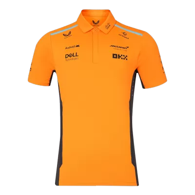 Calidad Premium Camiseta Tipo Polo de McLaren F1 Racing Team Polo 2024 - Orange Hombre Naranja - camisetasfutbol