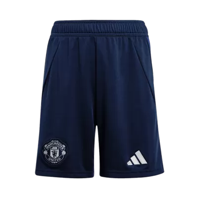 Pantalón Corto Manchester United 2024/25 Segunda Equipación Visitante Hombre - camisetasfutbol