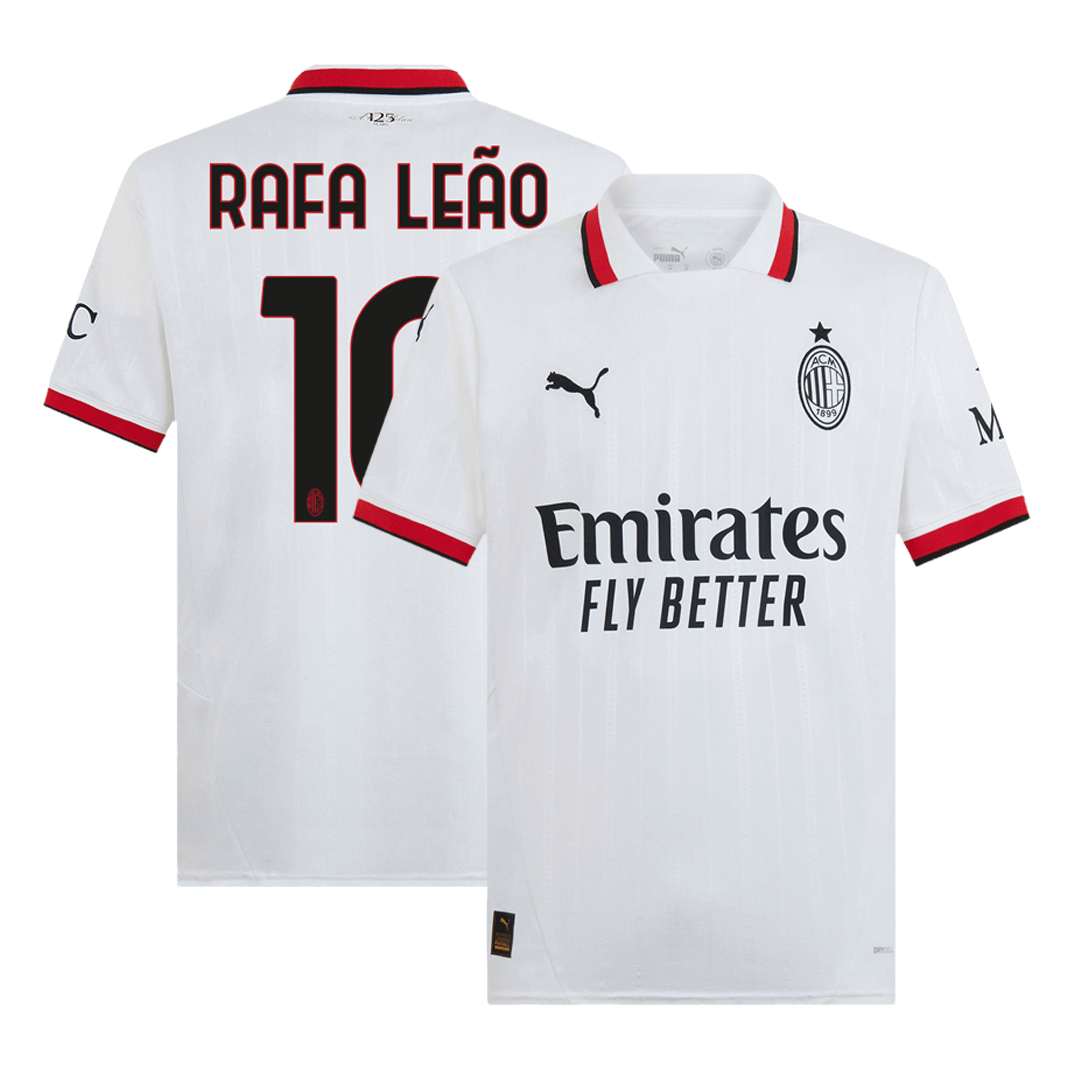 Calidad Premium Camiseta RAFA LEÃO #10 AC Milan Segunda Equipación Visitante Hombre - Versión Hincha - camisetasfutbol