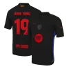 Camiseta Auténtica LAMINE YAMAL #19 Barcelona 2024/25 Segunda Equipación Visitante Hombre  (Logotipo de Spotify sin texto ) - Versión Jugador - camisetasfutbol