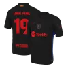 UCL Camiseta Auténtica LAMINE YAMAL #19 Barcelona 2024/25 Segunda Equipación Visitante Hombre - Versión Jugador - camisetasfutbol