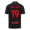 Calidad Premium UCL Camiseta LAMINE YAMAL #19 Barcelona 2024/25 Segunda Equipación Visitante Hombre - Versión Hincha - camisetasfutbol
