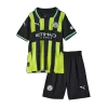 Miniconjunto Completo Manchester City 2024/25 Segunda Equipación Visitante Niño (Camiseta + Pantalón Corto + Calcetines) - camisetasfutbol