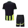 Conjunto Manchester City 
2024/25 Segunda Equipación Visitante Hombre (Camiseta + Pantalón Corto) - camisetasfutbol