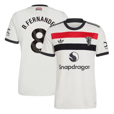 Calidad Premium Camiseta B.FERNANDES #8 Manchester United 2024/25 Tercera Equipación Hombre - Versión Hincha - camisetasfutbol