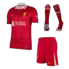 Calidad Premium Conjunto Completo Liverpool 2024/25 Primera Equipación Local Hombre (Camiseta + Pantalón Corto + Calcetines) - camisetasfutbol