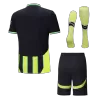 Conjunto Completo Manchester City 2024/25 Segunda Equipación Visitante Hombre (Camiseta + Pantalón Corto + Calcetines) - camisetasfutbol