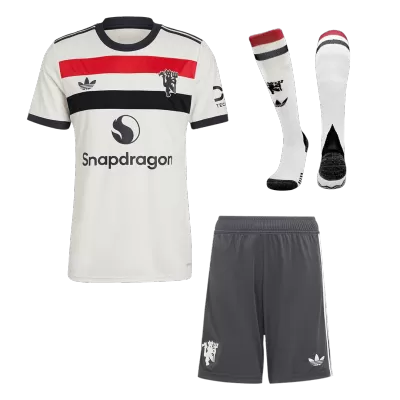 Calidad Premium Conjunto Completo Manchester United 2024/25 Tercera Equipación Hombre (Camiseta + Pantalón Corto + Calcetines) - camisetasfutbol