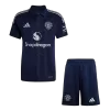 Conjunto Manchester United 
2024/25 Segunda Equipación Visitante Hombre (Camiseta + Pantalón Corto) - camisetasfutbol