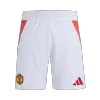 Pantalón Corto Auténtica Manchester United 2024/25 Primera Equipación Local Hombre - camisetasfutbol