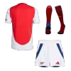 Conjunto Completo Auténtico Arsenal 2024/25 Primera Equipación Local Hombre (Camiseta + Pantalón Corto + Calcetines) - camisetasfutbol