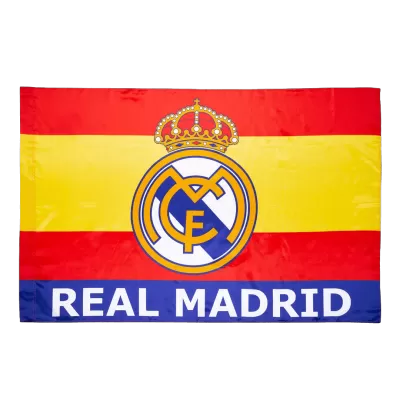 Bandera del equipo Real Madrid roja - camisetasfutbol