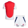 Conjunto Auténtico Arsenal 2024/25 Primera Equipación Local Hombre (Camiseta + Pantalón Corto) - camisetasfutbol