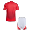 Conjunto Auténtico Manchester United 2024/25 Primera Equipación Local Hombre (Camiseta + Pantalón Corto) - camisetasfutbol