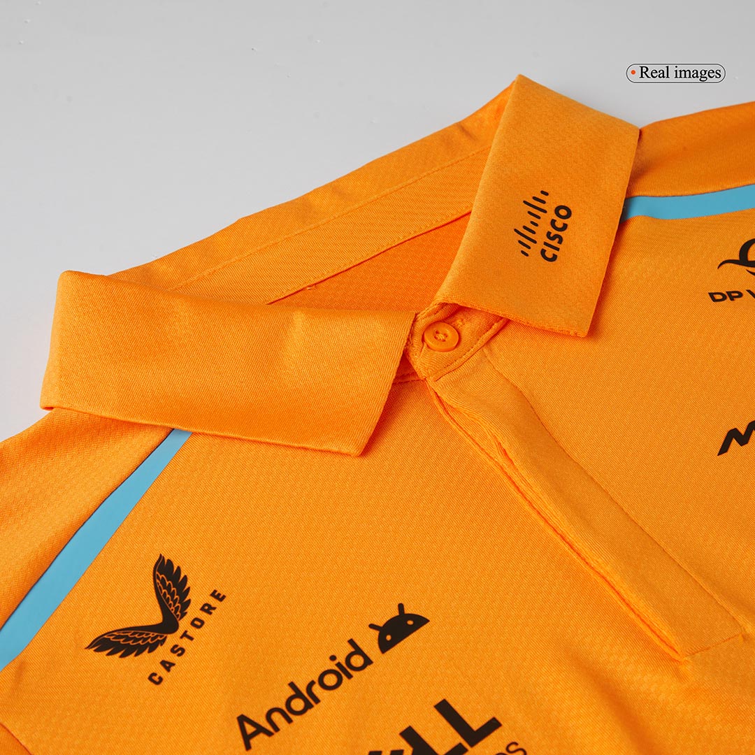 Calidad Premium Camiseta Tipo Polo de McLaren F1 Racing Team Polo - Orange Hombre Naranja - camisetasfutbol