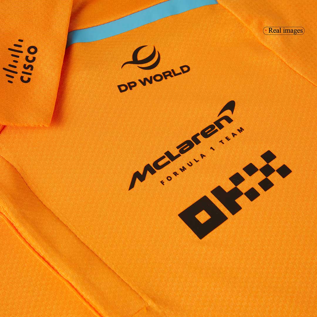 Calidad Premium Camiseta Tipo Polo de McLaren F1 Racing Team Polo - Orange Hombre Naranja - camisetasfutbol