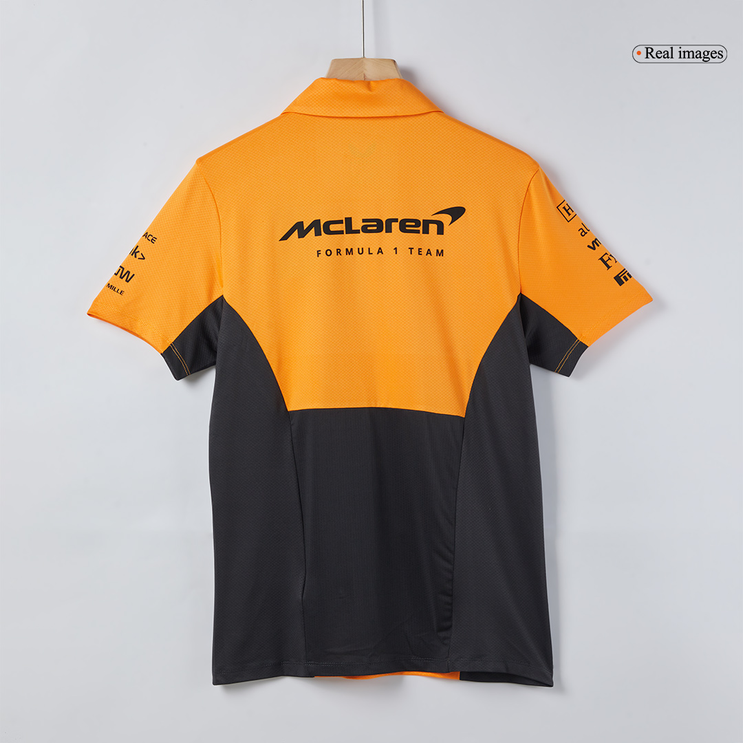 Calidad Premium Camiseta Tipo Polo de McLaren F1 Racing Team Polo - Orange Hombre Naranja - camisetasfutbol