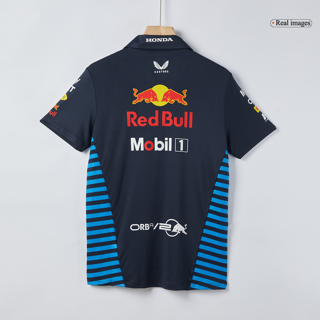 Camiseta Tipo Polo de Red Bull F1 Racing Team Polo - Navy Hombre - camisetasfutbol