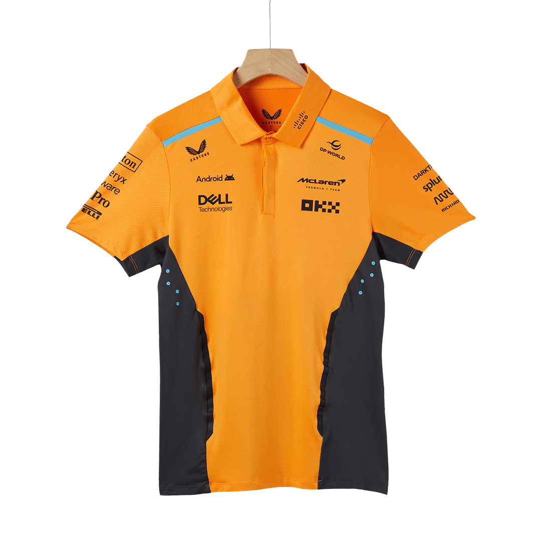 Calidad Premium Camiseta Tipo Polo de McLaren F1 Racing Team Polo - Orange Hombre Naranja - camisetasfutbol