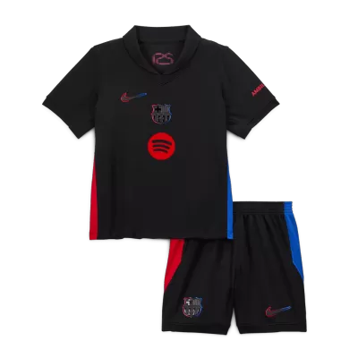 Miniconjunto Barcelona 2024/25 Segunda Equipación Visitante Niño (Camiseta + Pantalón Corto) - camisetasfutbol