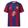 Camiseta Auténtica Barcelona x Rolling Stones 2023/24 Hombre - Versión Jugador - camisetasfutbol