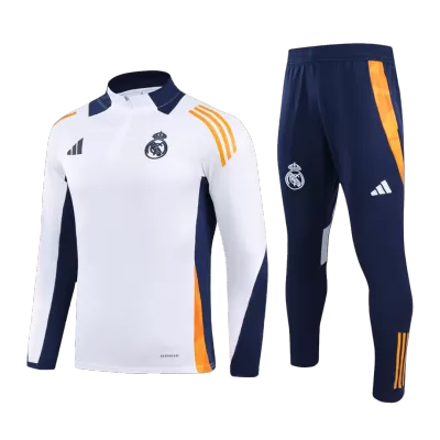 Conjunto Entrenamiento Real Madrid 2024/25 Niño (Chándal de Media Cremallera + Pantalón) - camisetasfutbol