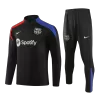Conjunto Entrenamiento Barcelona 2024/25 Niño (Chándal de Media Cremallera + Pantalón) - camisetasfutbol
