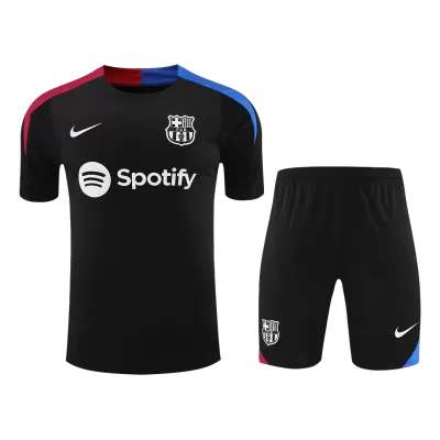 Conjunto Barcelona 2024/25 Pre-Partido Entrenamiento Hombre (Camiseta + Pantalón Corto) - camisetasfutbol