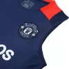 Conjunto Manchester United 2024/25 Pre-Partido Hombre (Camiseta Sin Mangas + Pantalón Corto) - camisetasfutbol