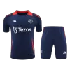 Conjunto Manchester United 2024/25 Pre-Partido Hombre (Camiseta + Pantalón Corto) - camisetasfutbol