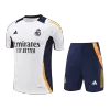 Conjunto Real Madrid 2024/25 Pre-Partido Entrenamiento Hombre (Camiseta + Pantalón Corto) - camisetasfutbol