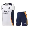 Conjunto Real Madrid 2024/25 Pre-Partido Hombre (Camiseta Sin Mangas + Pantalón Corto) - camisetasfutbol