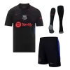 Conjunto Completo Barcelona 2024/25 Segunda Equipación Visitante Hombre (Camiseta + Pantalón Corto + Calcetines) - camisetasfutbol