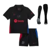 Miniconjunto Completo Barcelona 2024/25 Segunda Equipación Visitante Niño (Camiseta + Pantalón Corto + Calcetines) - camisetasfutbol