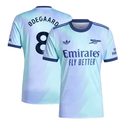 Calidad Premium Camiseta ØDEGAARD #8 Arsenal 2024/25 Tercera Equipación Hombre - Versión Hincha - camisetasfutbol