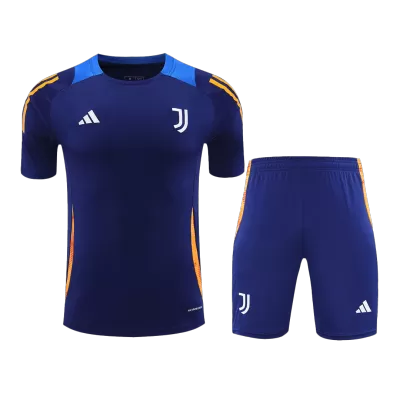 Conjunto Juventus 2024/25 Pre-Partido Entrenamiento Hombre (Camiseta + Pantalón Corto) - camisetasfutbol