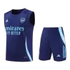 Conjunto Arsenal 2024/25 Pre-Partido Hombre (Camiseta Sin Mangas + Pantalón Corto) - camisetasfutbol