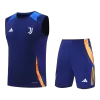 Conjunto Entrenamiento Juventus 2024/25 Pre-Partido Hombre (Camiseta Sin Mangas + Pantalón Corto) - camisetasfutbol