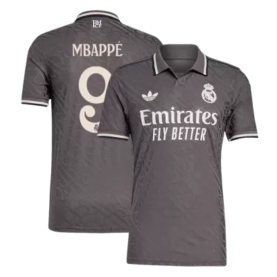 Camiseta Auténtica MBAPPÉ #9 Real Madrid 2024/25 Tercera Equipación Hombre - Versión Jugador - camisetasfutbol