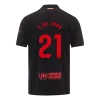 Camiseta F.DE JONG #21 Barcelona 2024/25 Segunda Equipación Visitante Hombre - Versión Hincha - camisetasfutbol